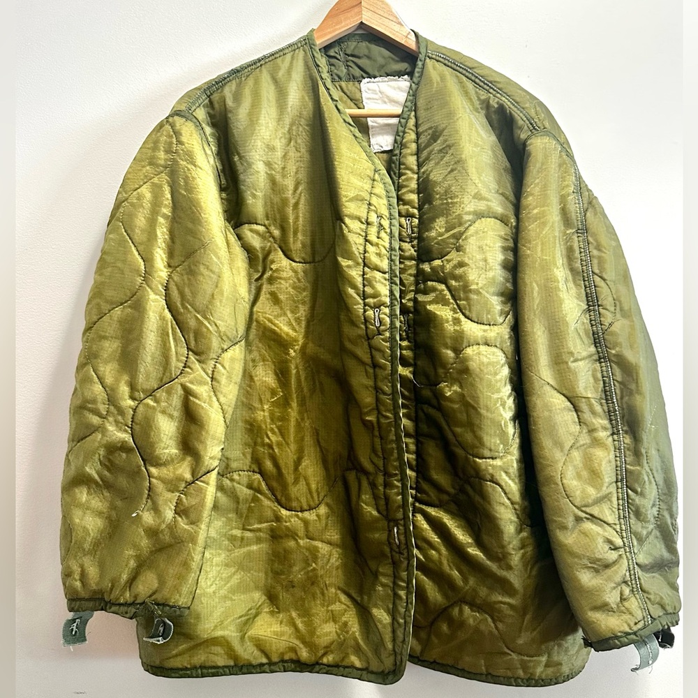 U.S. Military Desert Night Camouflage Parka Liner Medium Selma Apparel 1970s?
